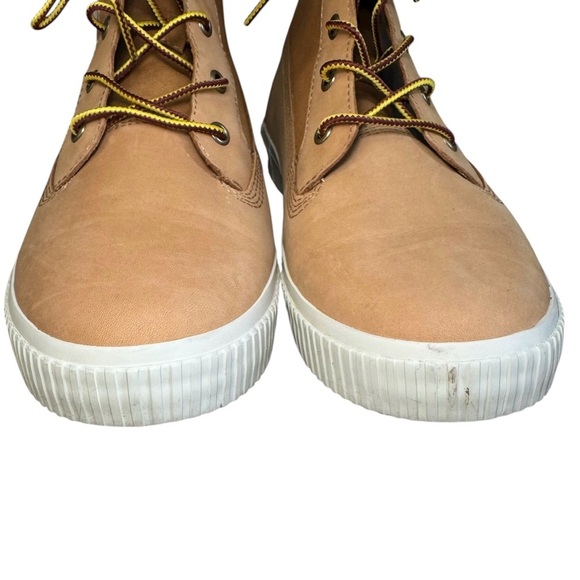 Timberland Teddy Fleece Fold Down Wheat Nubuck Boots Women's Size 10 - Picture 6 of 10